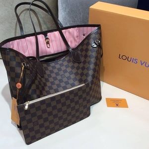 LV Neverfull MM Damier Ebene